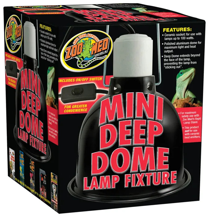 Repti Mini Deep Dome Clamp Lamp