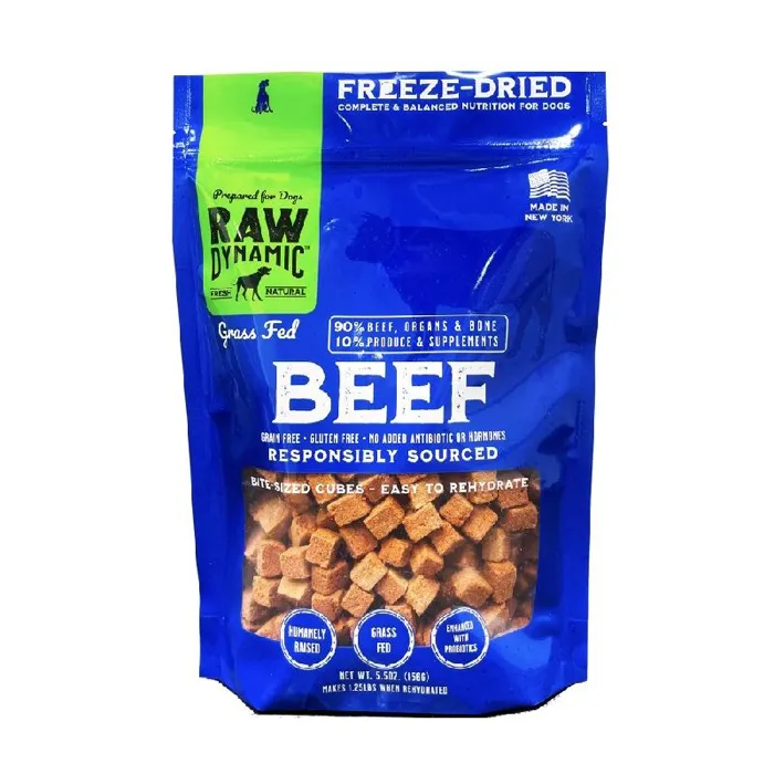 Raw Dynamic Dog FD Beef 14oz