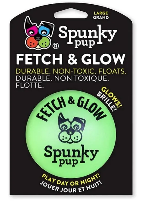 Spunky Pup Fetch and Glow Ball large