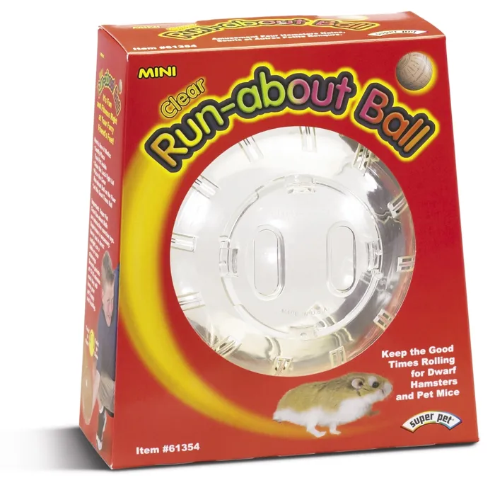 Hamster Run-About Ball Mini 5" Clear