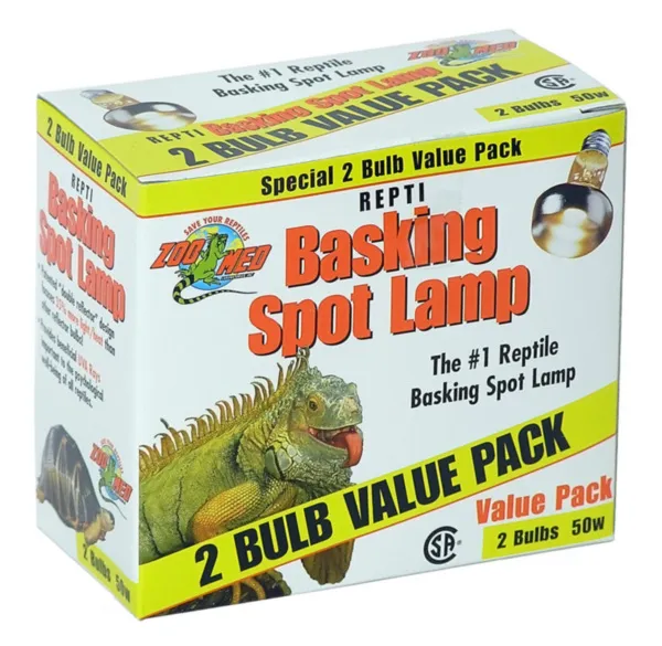 Zoo Med Basking Heat Bulb 50w 2 Pack