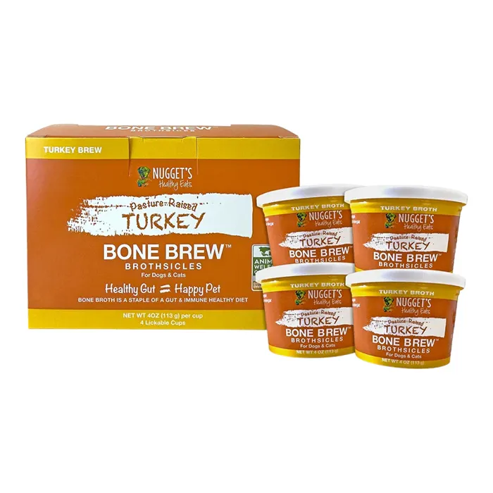 Nuggets Frozen Bone Brew Turkey 4pk
