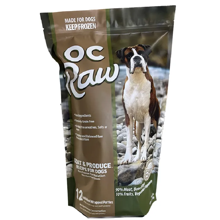 OC Raw Frozen Goat & Produce Patties 6.5#