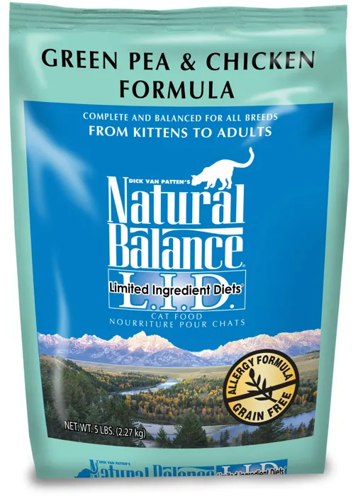 Natural Balance LID Cat Green Pea/Chicken 5#