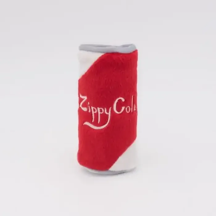 Zippy Paws Squeakie Can Zippy Cola
