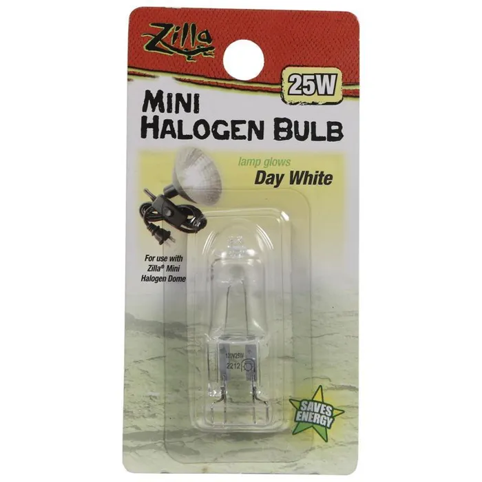 Zilla Mini Halogen Lamp White 25 Wt