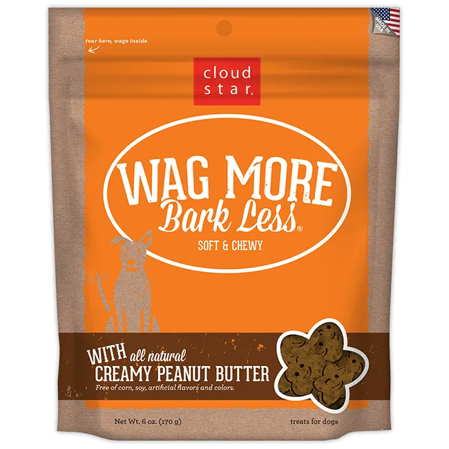 Wag More Soft&Chewy Peanut Butter 6oz.
