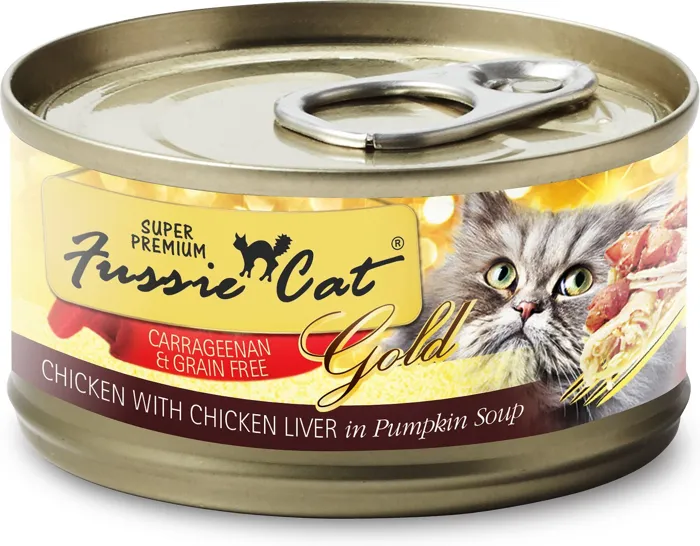 Fussie Cat Gold Chicken and Chicken Liver 2.82oz