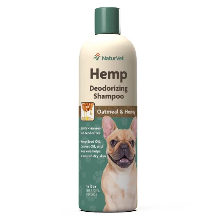 NaturVet Oatmeal Honey Deodorizing Shampoo16oz