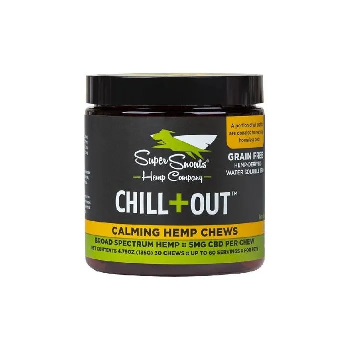 Super Hemp Broad CBD Chill Out Chews 30ct