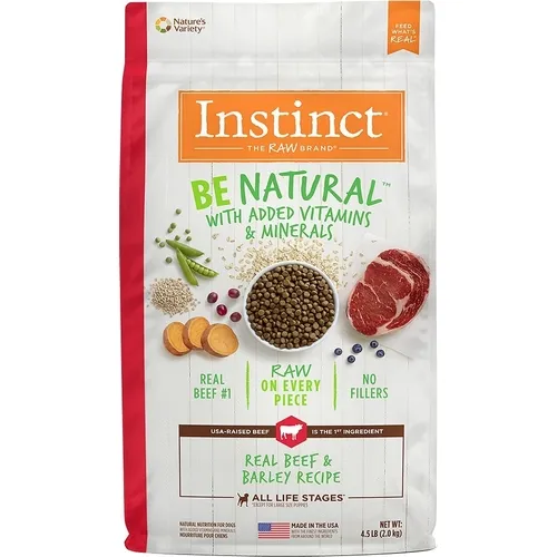 Nature's Varierty Be Natural Beef/Barley 4.5#