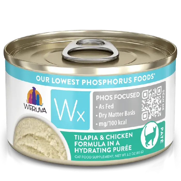 Weruva Cat WX Tilapia & Chicken Puree 3oz.