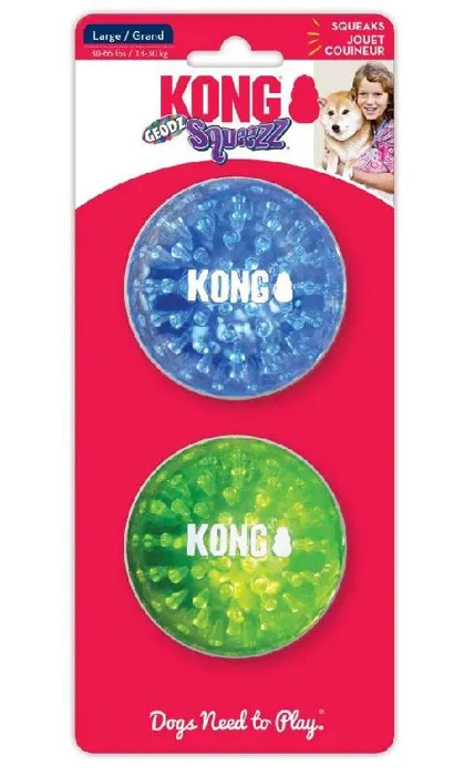 Kong Squeezz Geodz Ball Lg