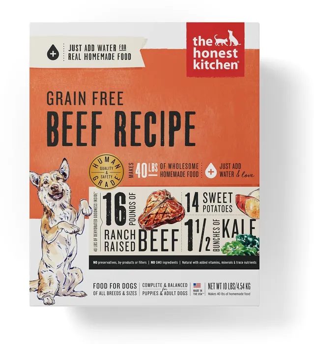 Honest Kitchen Dog GF Beef 10#