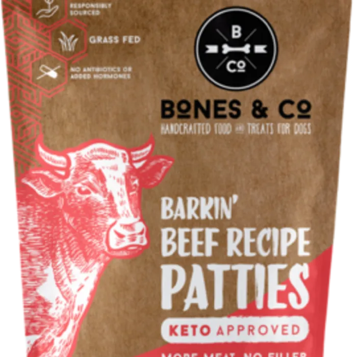 Bones & Co. Dog GF Beef Patty 6#