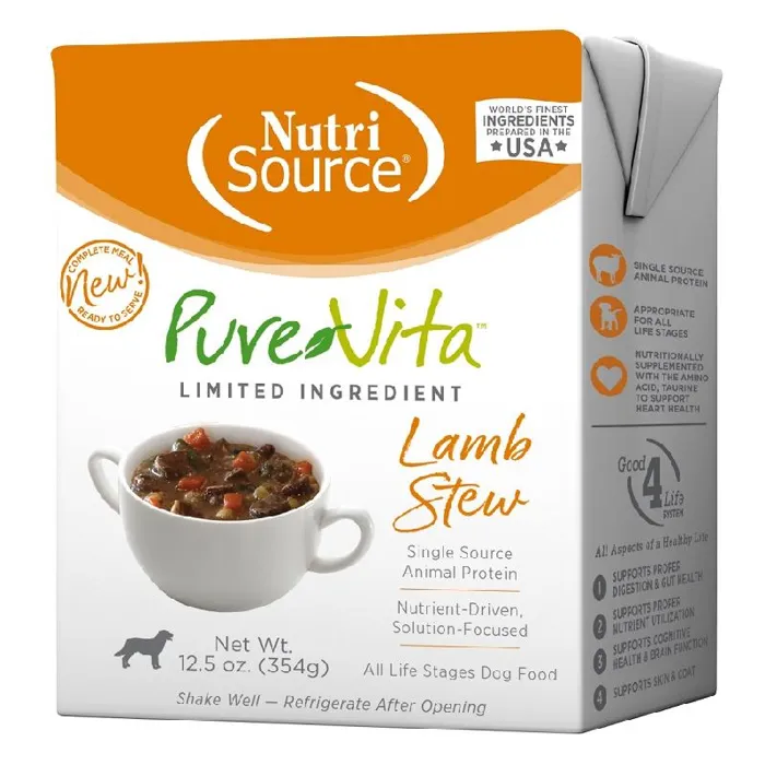 Pure Vita Dog Lamb Stew 12.5oz