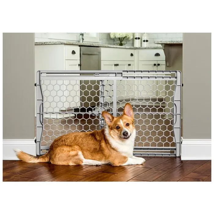 Plastic Expandable Gate  Gray 42W X 23H