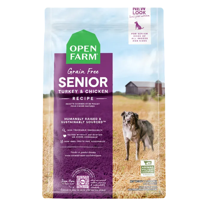 Open Farm Senior GF Turkey/Chicken 4#