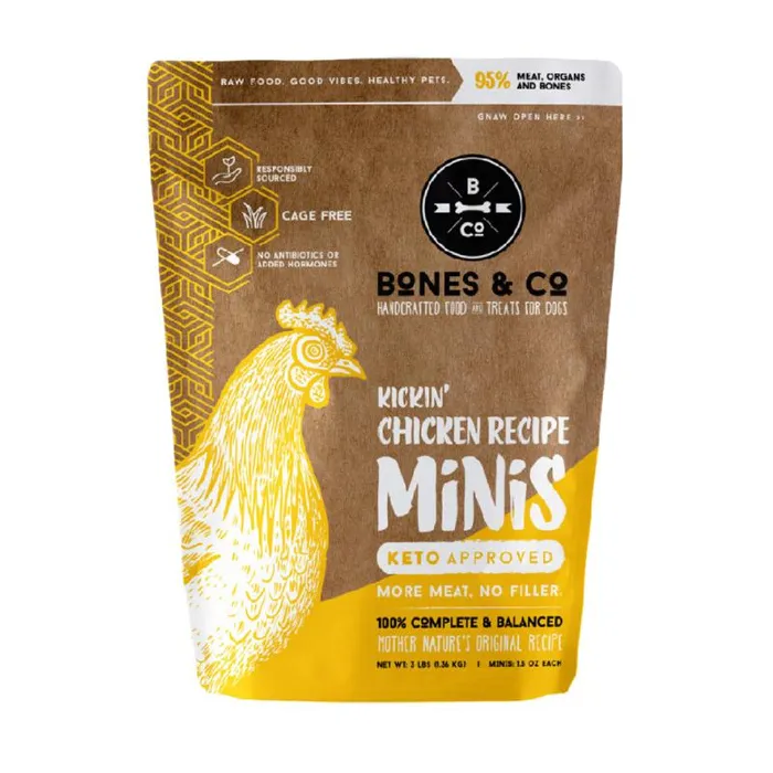Bones & Co. Dog Frozen Chicken 3#