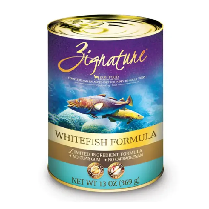 Zignature Whitefish Dog Can 13oz