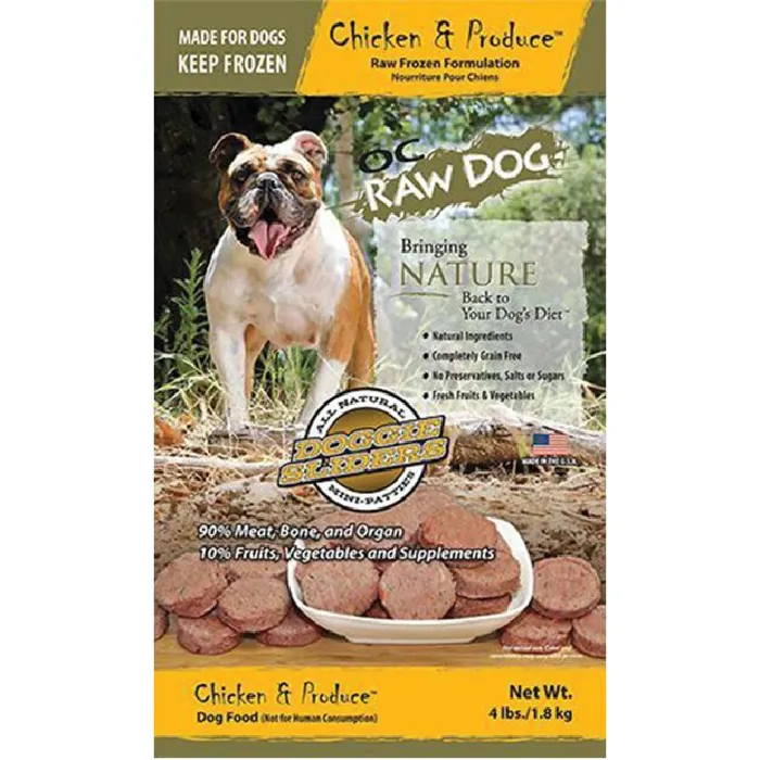 OC Raw Frozen Chicken Sliders 4#