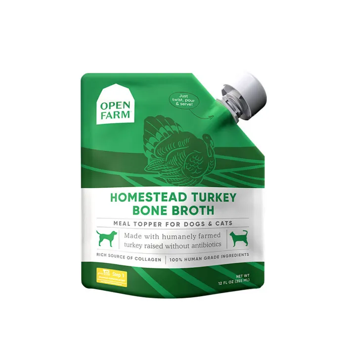 Open Farm Bone Broth Turkey 12oz