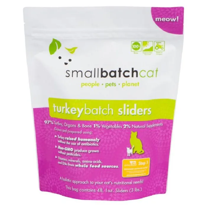 Small Batch Cat Frozen Turkey Sliders 3#