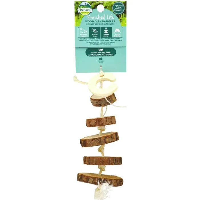 Oxbow Chews Wood Disk Dangler