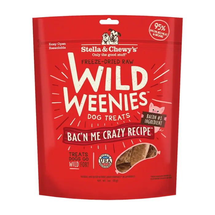 Stella & Chewy's FD Wild Weenies Bacon 3oz