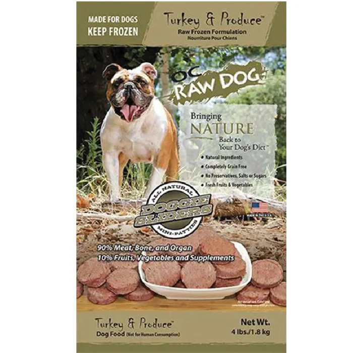 OC Raw Frozen Turkey Sliders 4#