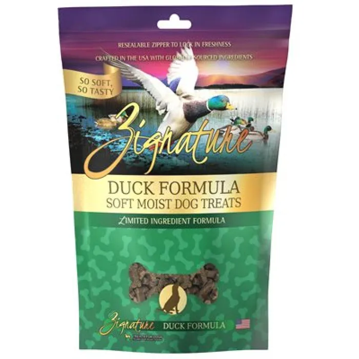 Zignature Soft Bone Duck Treats 4oz