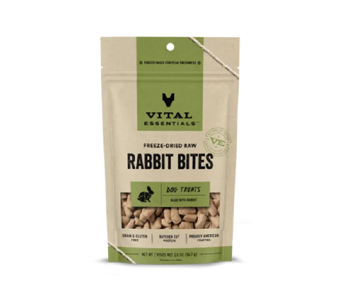 VE Dog Rabbit Bites FD Treat 2oz