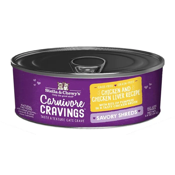 Stella & Chewy's Cat Shreds Chicken/Liver 2.8oz