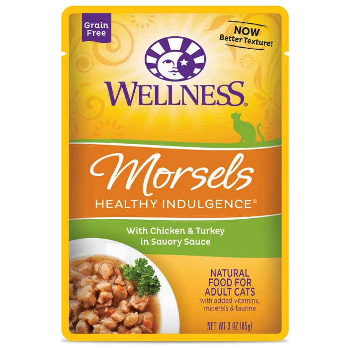 Wellness Natural Cat Chicken/Turkey Pouch 3oz