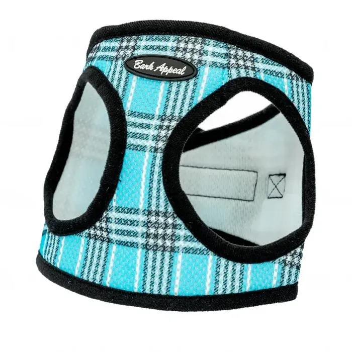 Bark Appeal EZ Wrap Blue Plaid SM