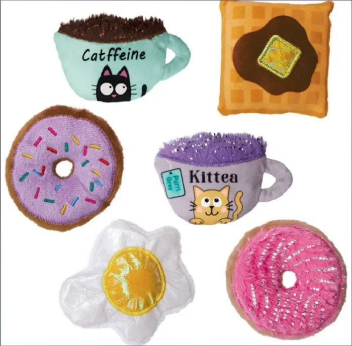 Kong Cafe Cat Toy 12 Pc