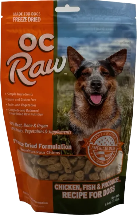 OC Raw FD Chicken/Fish Meaty Rox 5.5oz