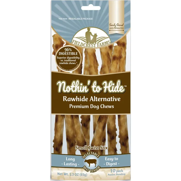 Nothin To Hide Twist Stix Beef 10pk