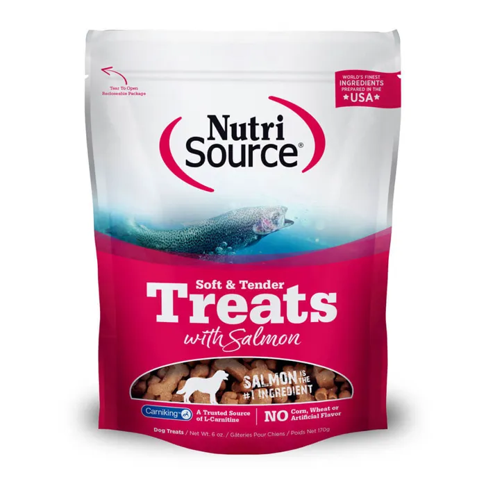Nutrisource Soft & Tender Salmon Treat 6oz