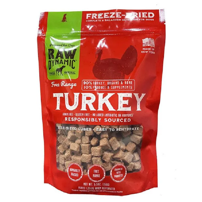 Raw Dynamic Dog FD Turkey 14oz