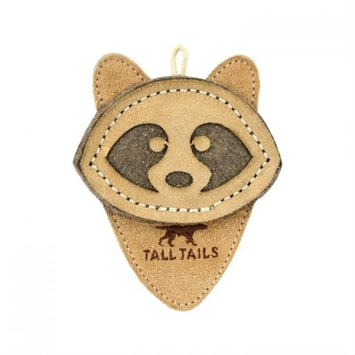 Tall Tails Scrappy Leather Raccoon 4"