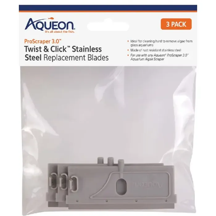 Aqueon Proscraper 3.0 Twist/click Ss Blades