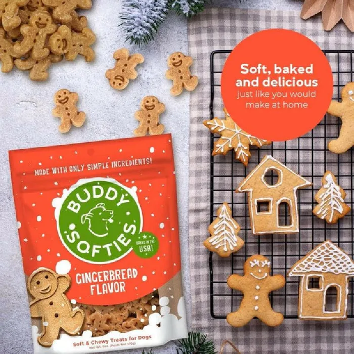 Buddy Biscuits Soft Gingerbread Treats 6oz