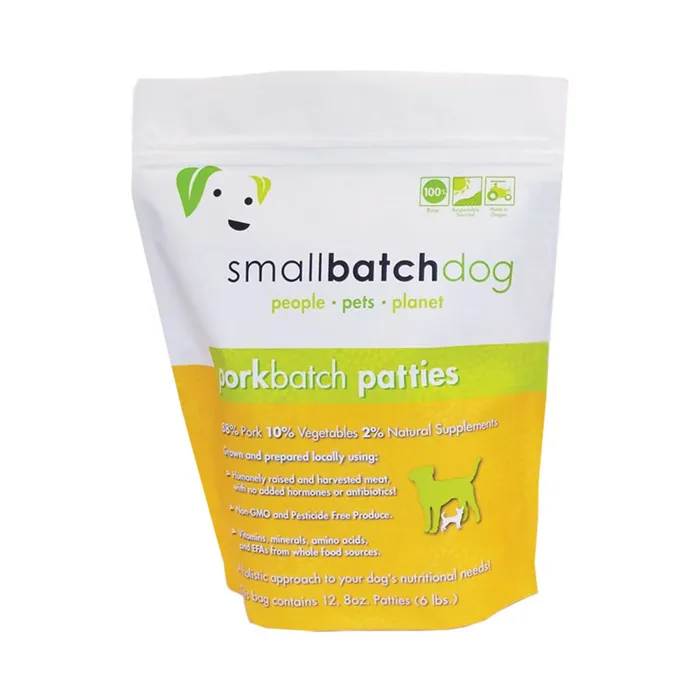 Small Batch Dog Frozen Pork Patties 6#