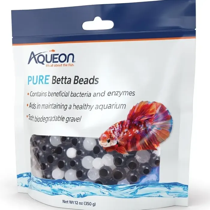 Aqueon Betta Water Conditioner Beads Blk/White