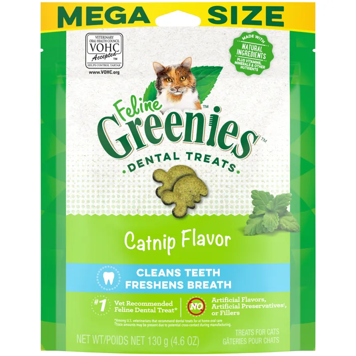 Feline Greenies Dental Catnip 4.6oz