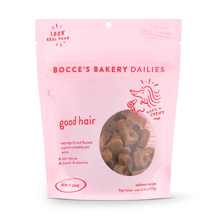 Bocce Bakery Dailies Soft & Chewy Good Hair 6 Oz Bag