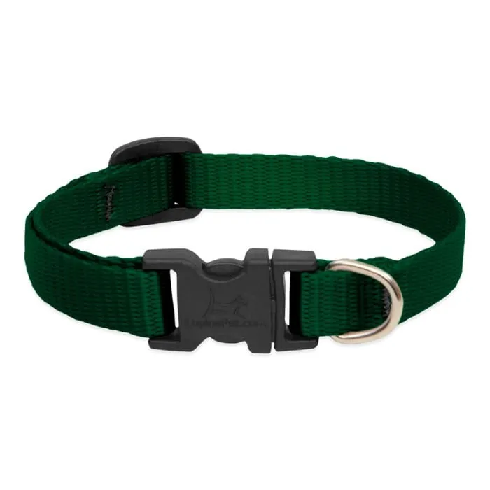 Lupine 1/2" Adj. Collar Green 8-12"