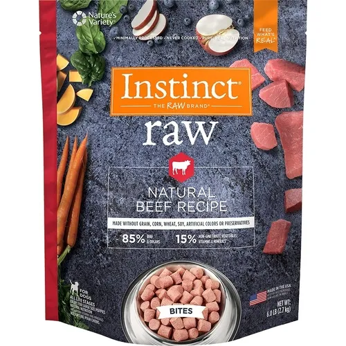 Nature's Variety Frozen 85/15 Beef Bites 6#