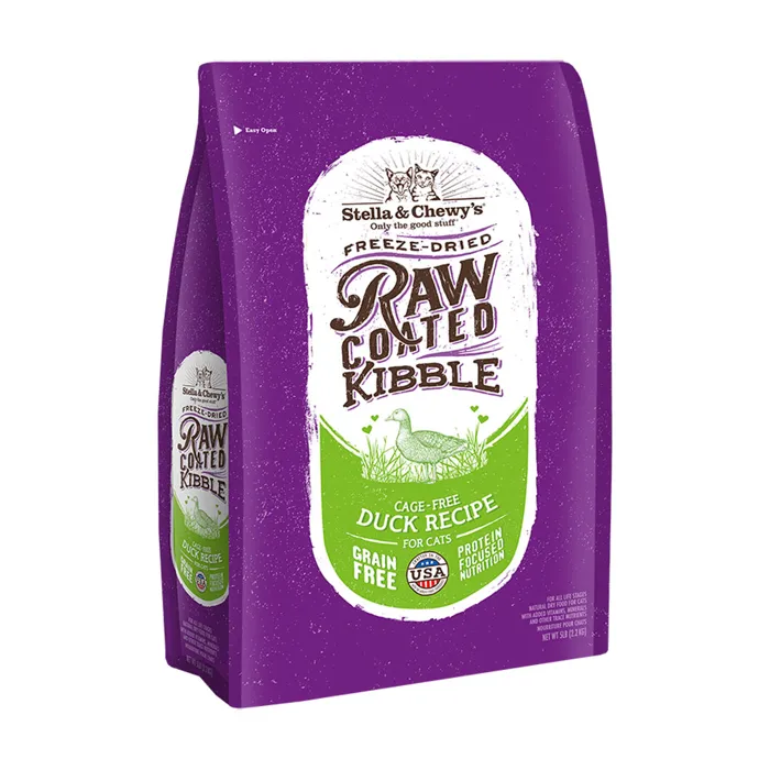 Stella & Chewy's Cat Raw Coated Duck 5#